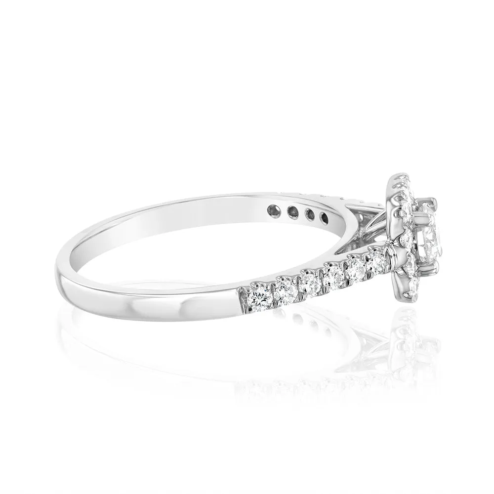 Luminesce Lab Grown 9ct White Gold 0.60 Carat Diamond Ring Shiels