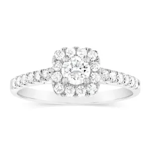 Luminesce Lab Grown 9ct White Gold 0.60 Carat Diamond Ring Shiels