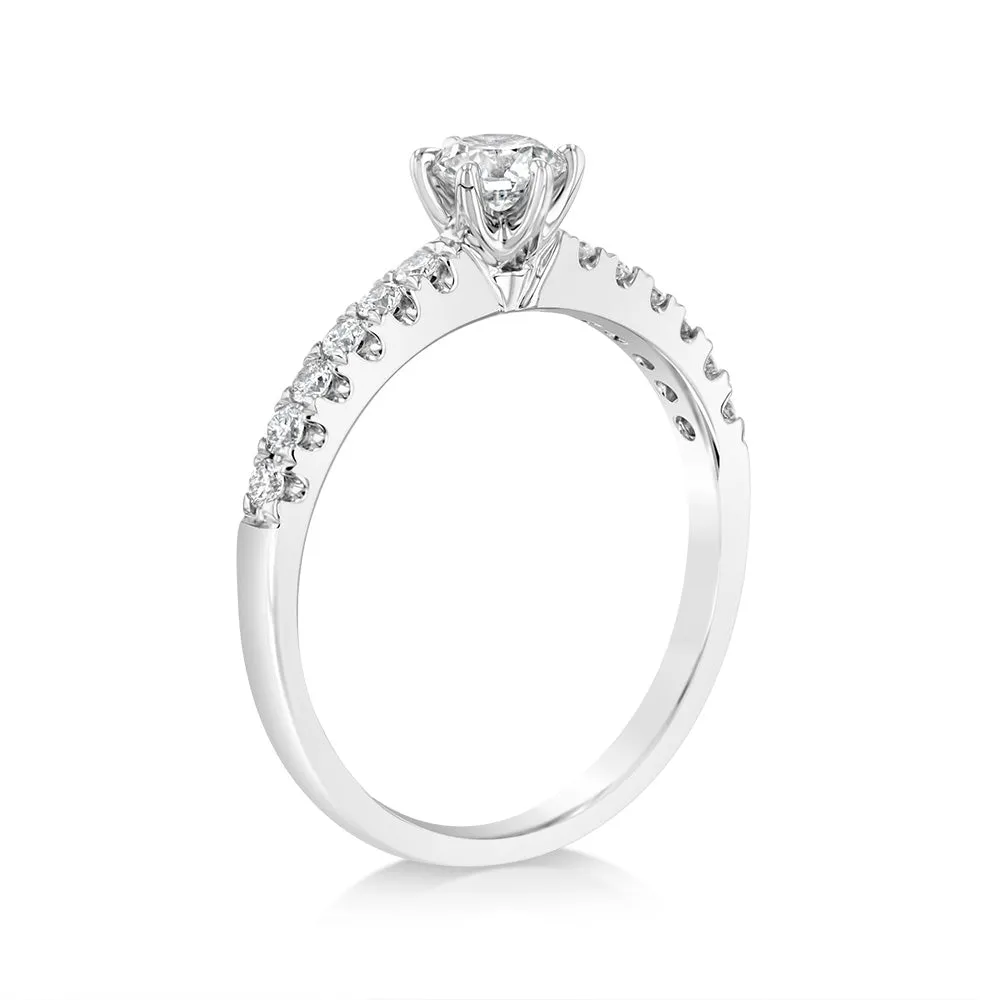 Luminesce Lab Grown 9ct White Gold 1/2 Carat Diamond Ring Shiels