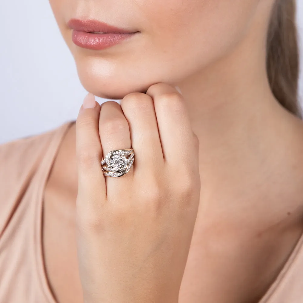 Luminesce Lab Grown 9ct Yellow Gold 1 Carat Bridal Diamond Ring Shiels