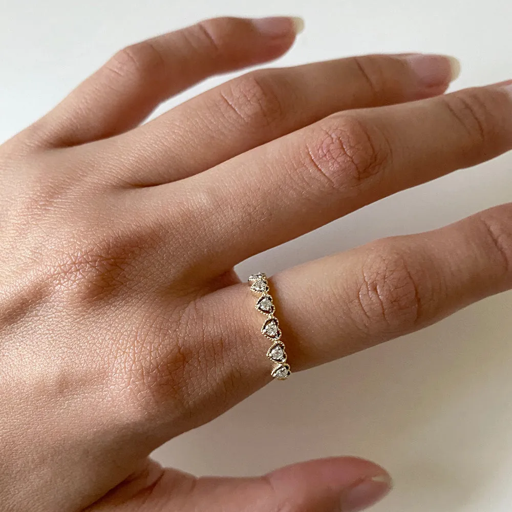 Luminesce Lab Grown 9ct Yellow Gold Heart Diamond Ring Shiels