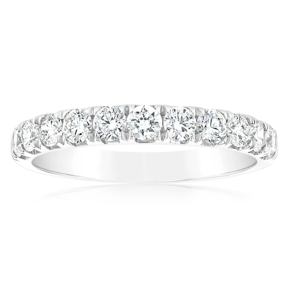 Luminesce Lab Grown Diamond 1 Carat Eternity Ring in 9ct White Gold Shiels