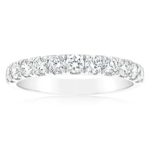 Luminesce Lab Grown Diamond 1 Carat Eternity Ring in 9ct White Gold Shiels