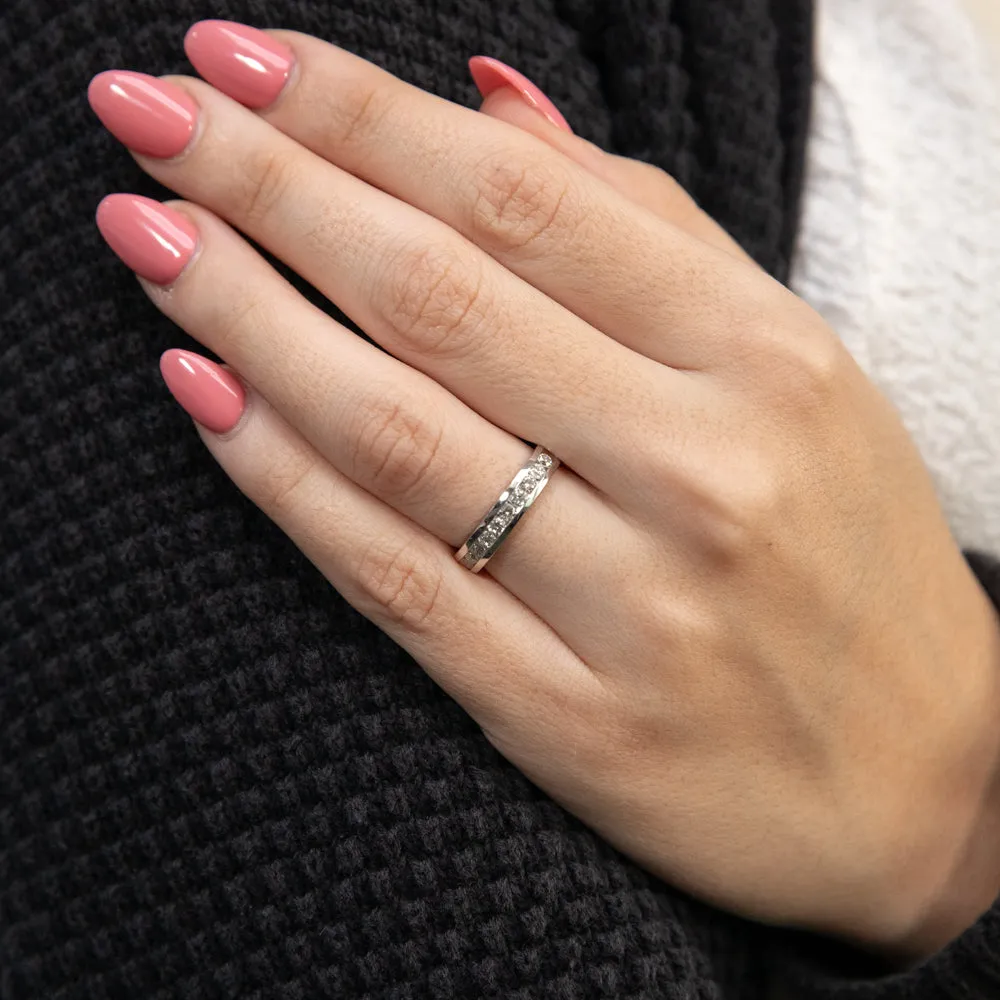 Luminesce Lab Grown Diamond 1/2 Carat Eternity Ring in 9ct White Gold Shiels