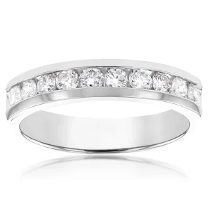 Luminesce Lab Grown Diamond 1/2 Carat Eternity Ring in 9ct White Gold Shiels