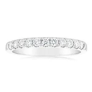 Luminesce Lab Grown Diamond 1/3 Carat Eternity Ring in 9ct White Gold Shiels