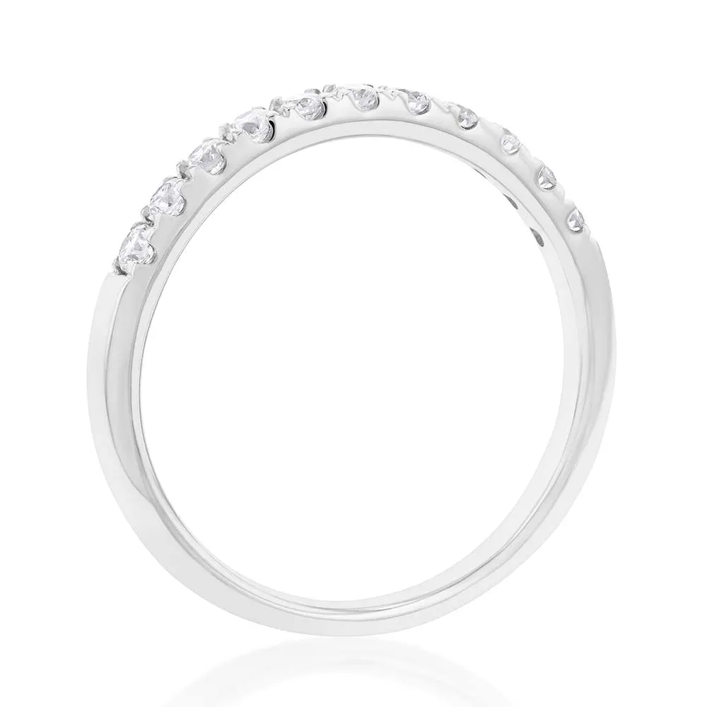 Luminesce Lab Grown Diamond 1/3 Carat Eternity Ring in 9ct White Gold Shiels