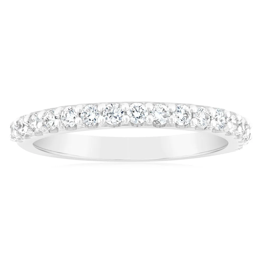 Luminesce Lab Grown Diamond 1/3 Carat Wedding Band 14ct White Gold Shiels
