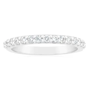 Luminesce Lab Grown Diamond 1/3 Carat Wedding Band 14ct White Gold Shiels