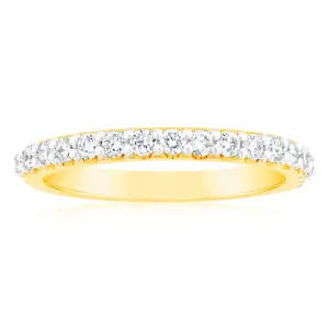 Luminesce Lab Grown Diamond 1/3 Carat Wedding Band 14ct Yellow Gold Shiels