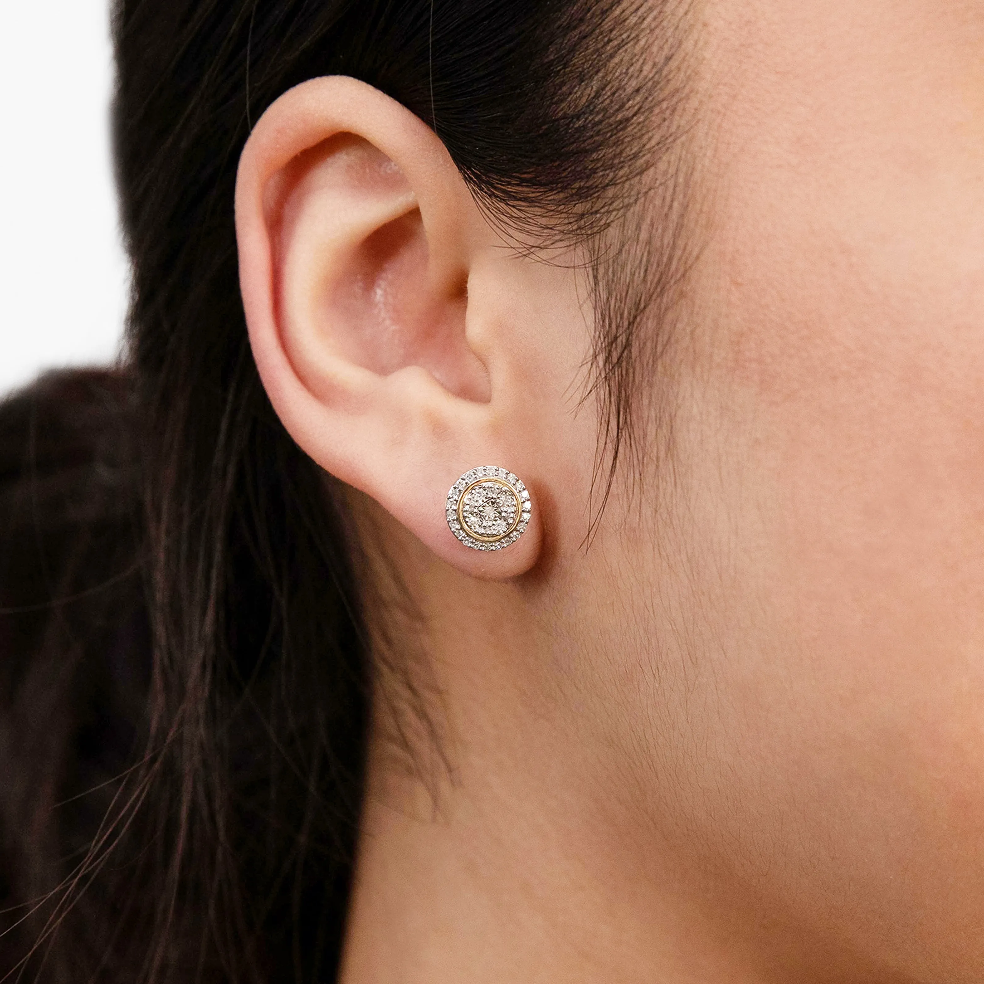 Luminesce Lab Grown Diamond 1/5 Carat Stud Earrings in 9ct Yellow Gold Shiels