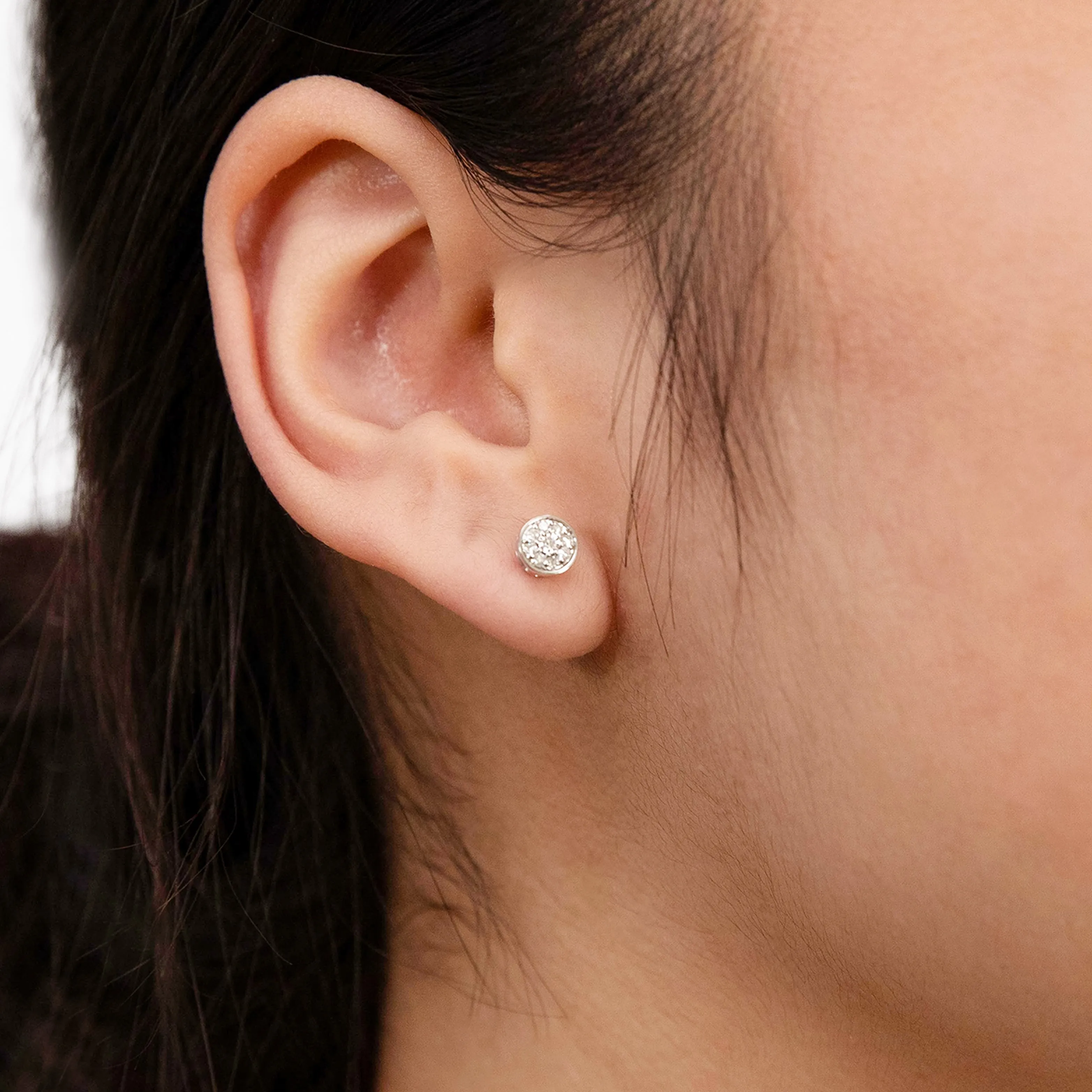 Luminesce Lab Grown Diamond Cluster Studs Shiels