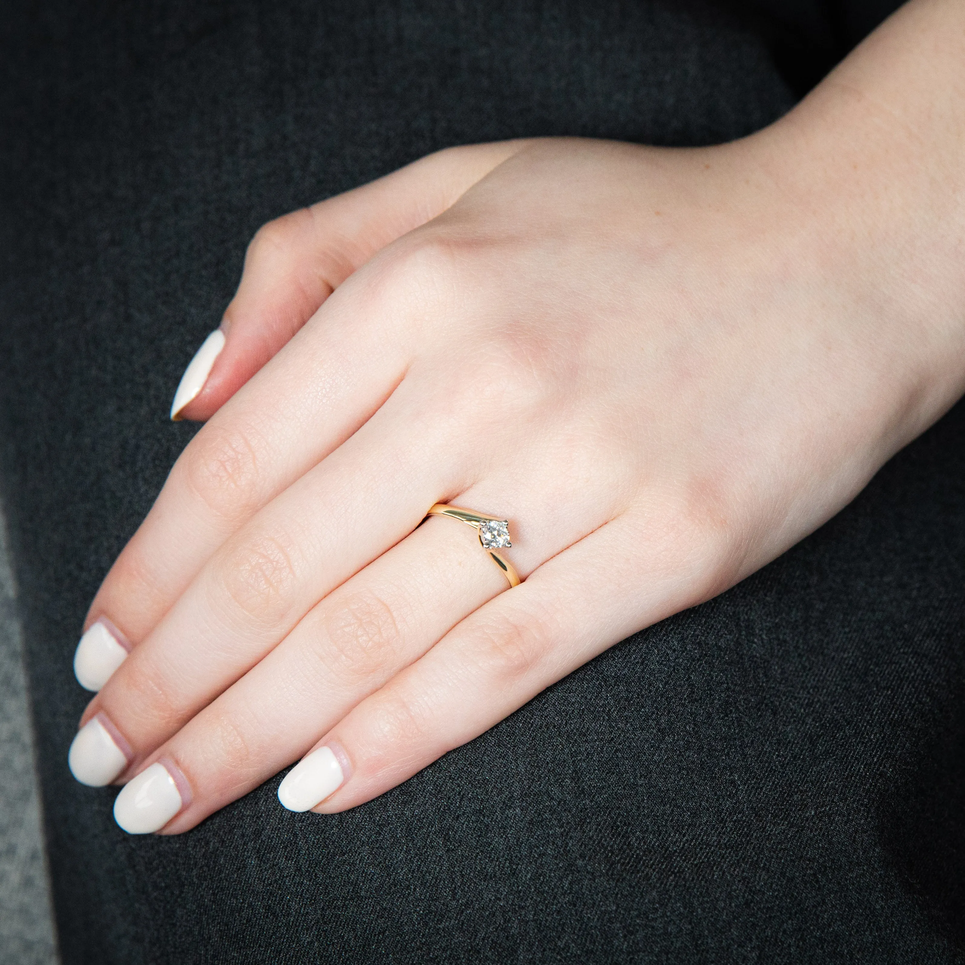 Luminesce Lab Grown Diamond Engagement Ring in 9ct Yellow Gold Shiels