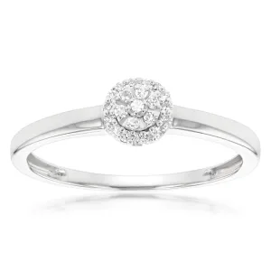 Luminesce Lab Grown Diamond Ring in Silver Shiels