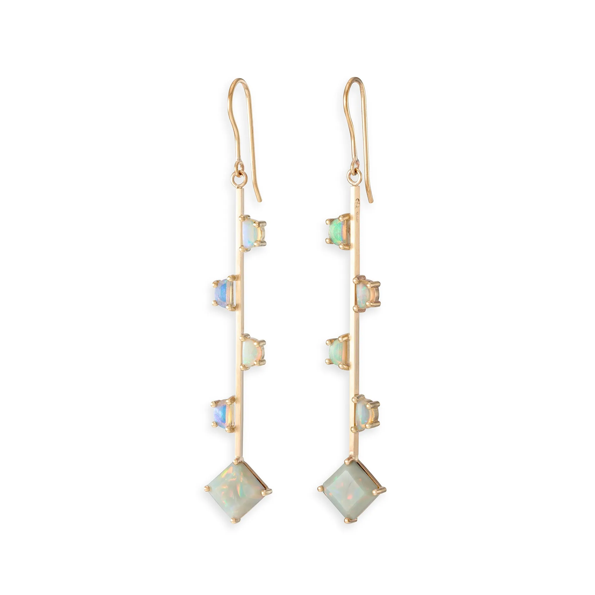 Lunar Transit Earrings Pieces of Eight