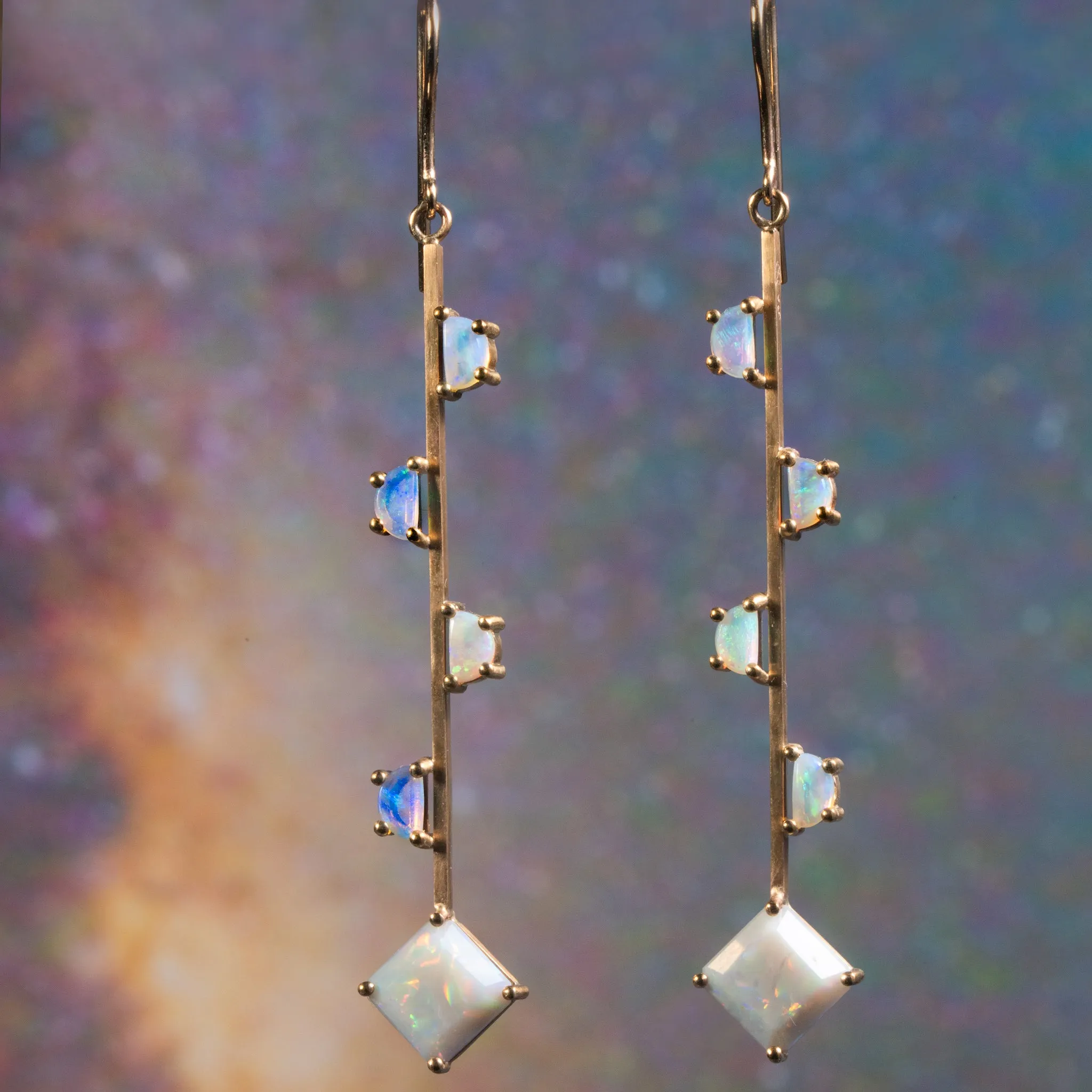 Lunar Transit Earrings Pieces of Eight