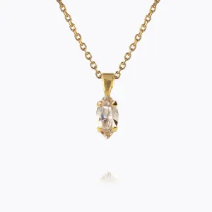 Petite Navette Necklace / Light Silk Caroline Svedbom