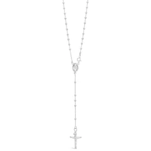 Rosary Bead 45cm Chain with Cross Shiels