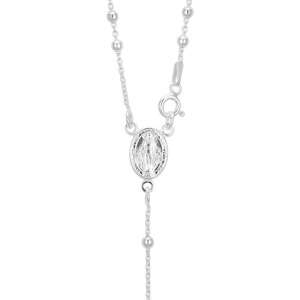 Rosary Bead 45cm Chain with Cross Shiels
