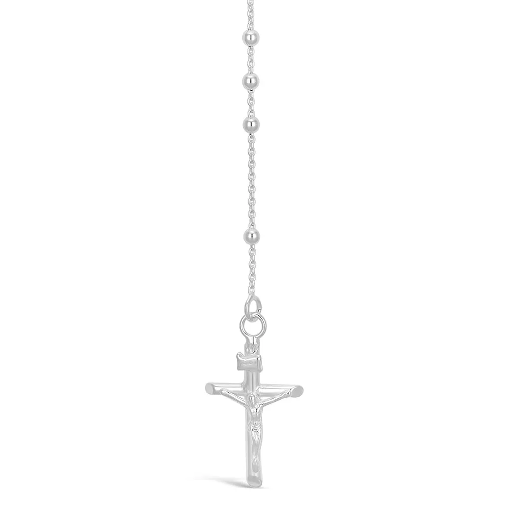 Rosary Bead 45cm Chain with Cross Shiels