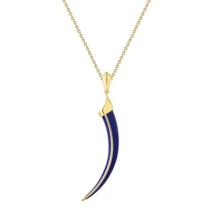 Shaun Leane Sabre Solis 18ct Yellow Gold Vermeil Sterling Silver Atlantic Ceramic Necklace