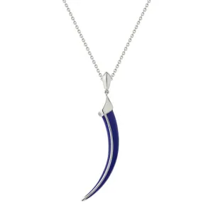 Shaun Leane Sabre Solis Sterling Silver Atlantic Ceramic Necklace