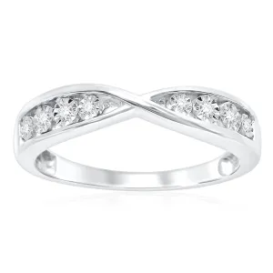 Silver Cluster Dress Ring with 8 Brilliant Diamonds Shiels