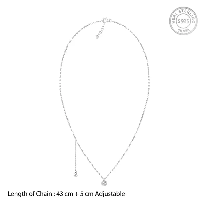 Silver Drip of Delight Necklace Giva