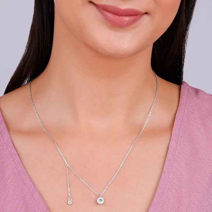 Silver Drip of Delight Necklace Giva