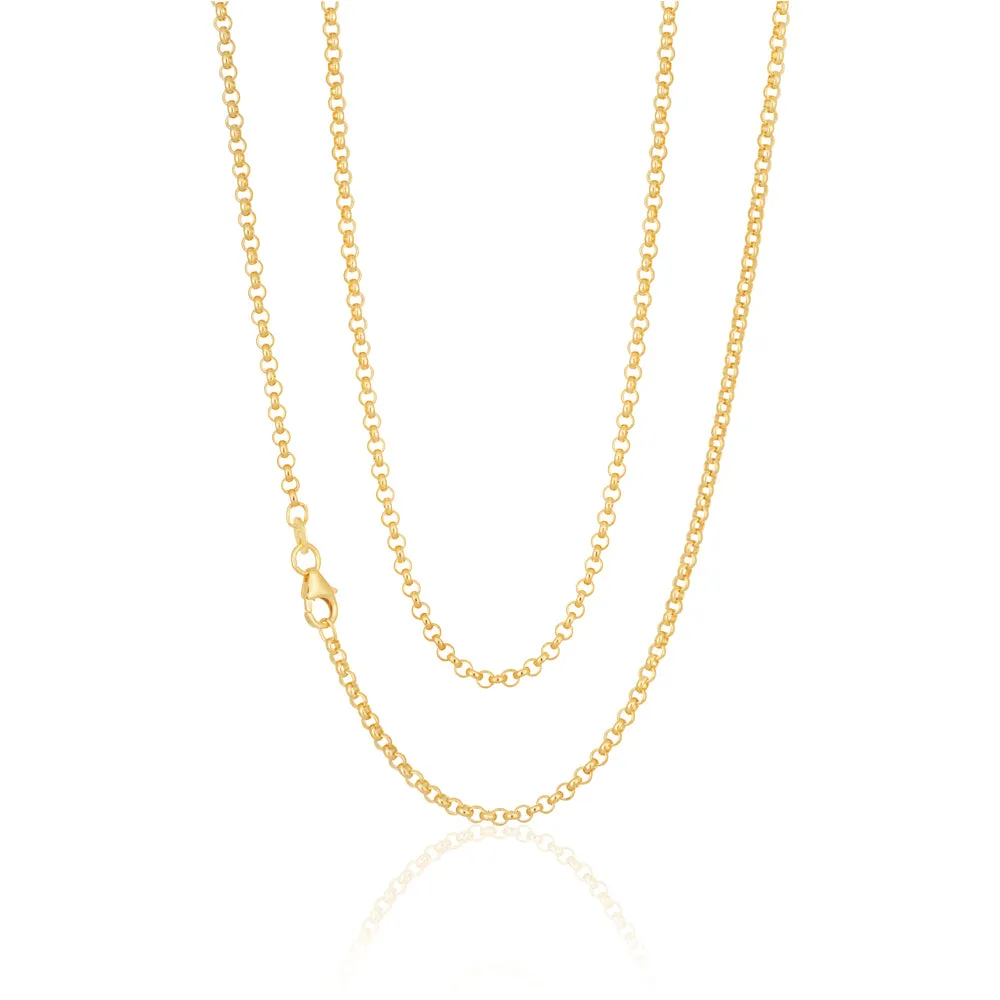 Silverfilled Belcher 50cm Chain 70 Gauge Shiels