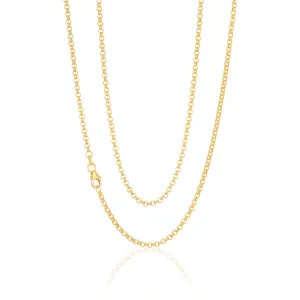 Silverfilled Belcher 50cm Chain 70 Gauge Shiels
