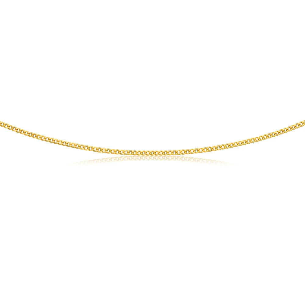 Silverfilled Curb Chain 50cm 70 Gauge Shiels