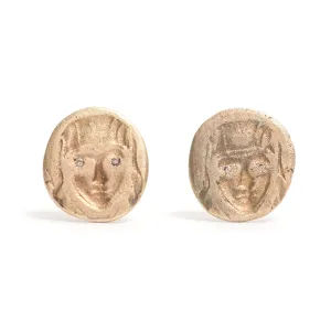 St Catherine Diamond Stud Earrings Pieces of Eight