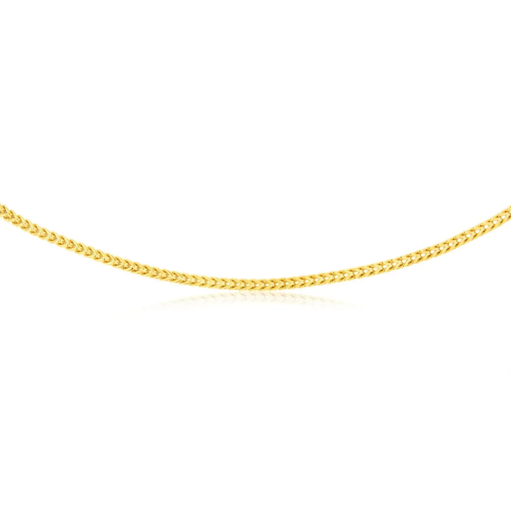 Stainless-Steel Gold-Plated Wheat 60cm Chain Shiels