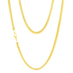 Stainless-Steel Gold-Plated Wheat 60cm Chain Shiels