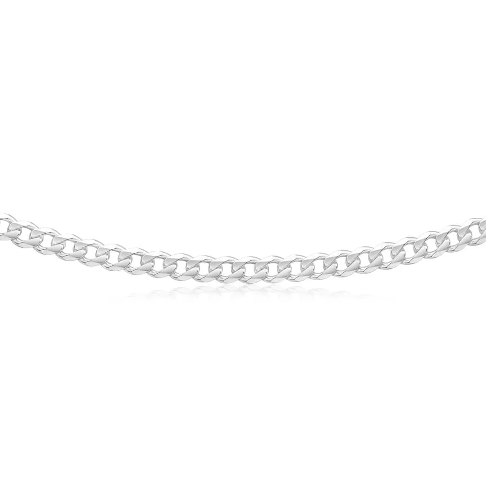 Sterling Silver 150 Gauge Diamond Cut 70cm Curb Chain Shiels