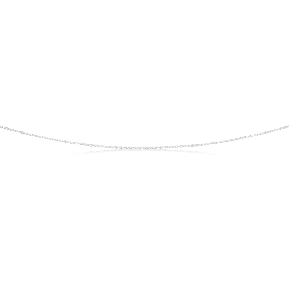 Sterling Silver 18 Gauge 45cm Singapore Chain Shiels