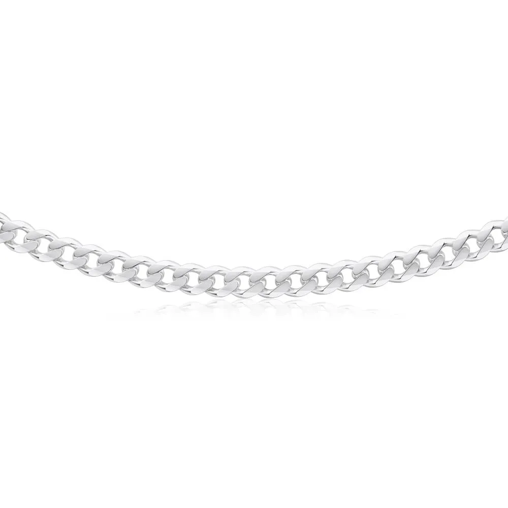 Sterling Silver 200 Gauge Diamond Cut 70cm Curb Chain Shiels