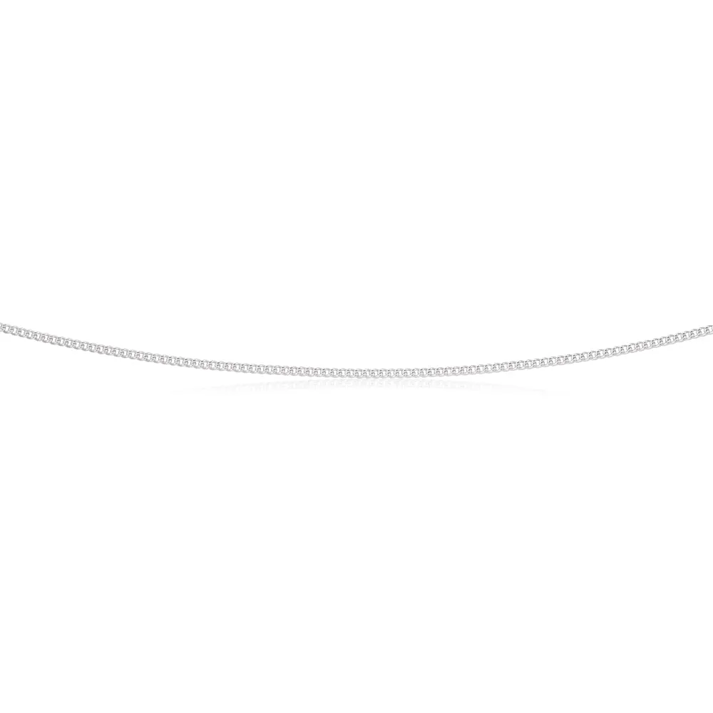 Sterling Silver 45cm 40 Gauge Curb Chain Shiels