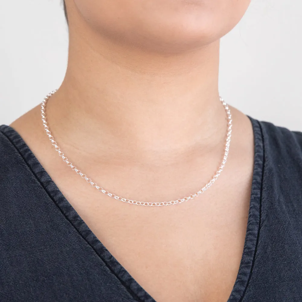 Sterling Silver 45cm 70 Gauge Belcher Chain Shiels