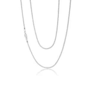 Sterling Silver 45cm Fancy Popcorn Chain Shiels