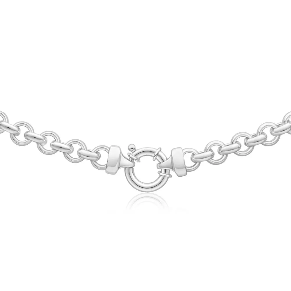 Sterling Silver 50cm Belcher Boltring Chain Shiels
