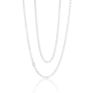 Sterling Silver 55cm 70 Gauge Belcher Chain Shiels