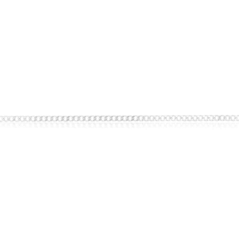 Sterling Silver 60 Gauge Curb Chain 45cm Shiels