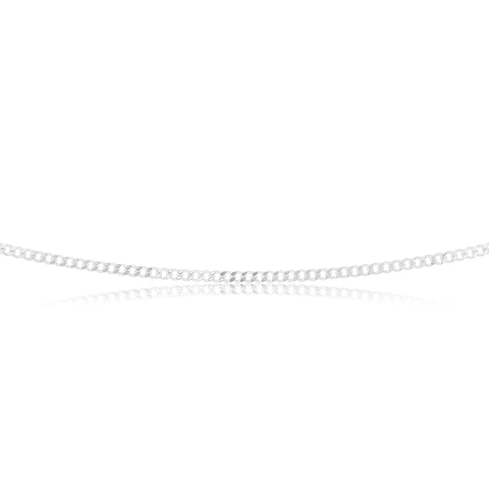 Sterling Silver 60 Gauge Curb Chain 45cm Shiels