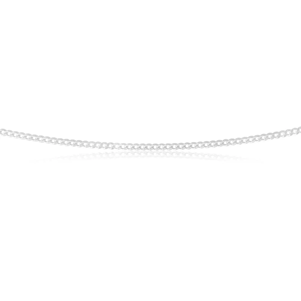 Sterling Silver 60 Gauge Curb Chain 55cm Shiels