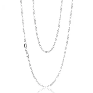 Sterling Silver 60 Gauge Curb Chain 55cm Shiels