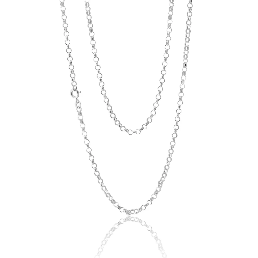 Sterling Silver 70 Gauge 70cm Belcher Chain Shiels