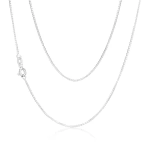 Sterling Silver 90 Gauge 40cm Box Chain Shiels