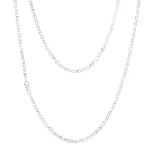 Sterling Silver Anchor 50 Gauge 45cm Chain Shiels